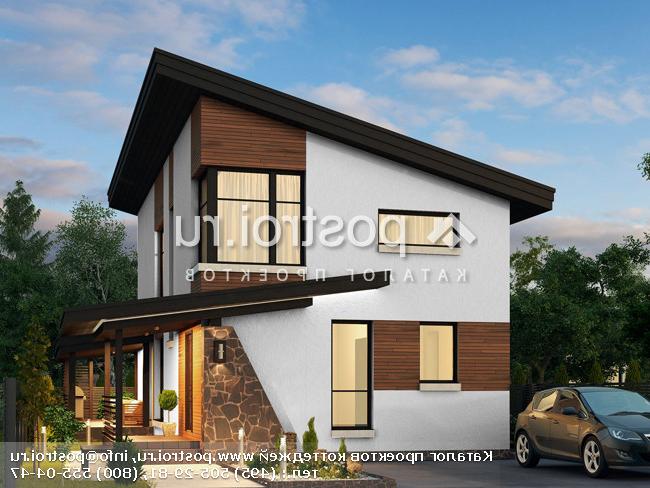 M-141-2P проект двухэтажного дома из газобетона размером 14 на 6