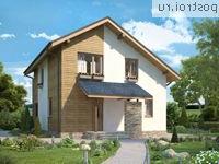 M-146-1P проект одноэтажного дома из газобетона с мансардой размером 11 на 9 