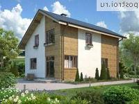 M-146-1P проект одноэтажного дома из газобетона с мансардой размером 11 на 9 