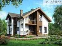 M-168-1K проект одноэтажного дома из кирпича с мансардой размером 11 на 11 