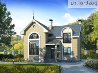 N-131-1P проект двухэтажного дома из газобетона размером 10 на 11 