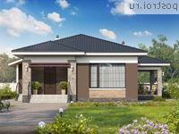 N-146-1P проект одноэтажного дома из газобетона размером 18 на 13 