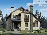 N-170-1P проект двухэтажного дома из пеноблоков размером 12 на 12 