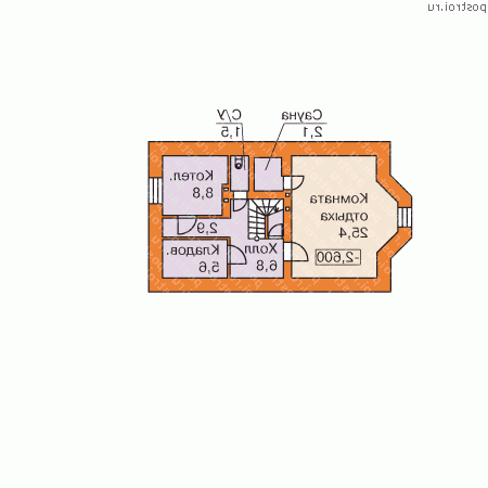 N-224-1K проект двухэтажного коттеджа из кирпича с цоколем и мансардой и гаражом размером 15 на 15 - цоколь N-224-1K проект двухэтажного коттеджа из кирпича с цоколем и мансардой и гаражом размером 15 на 15 - цоколь