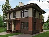 O-131-1K проект двухэтажного дома из кирпича размером 9 на 9