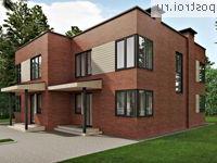 O-202-1K проект двухэтажного дома из кирпича размером 13 на 12 