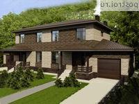 O-340-1K проект двухэтажного дома из кирпича с гаражом размером 25 на 10 