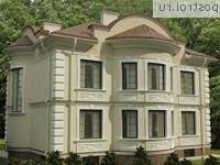 O-471-1K проект двухэтажного дома из кирпича с цоколем размером 19 на 17 