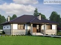 Q-133-1P проект одноэтажного дома из газобетона размером 15 на 11