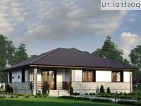 Q-133-1P проект одноэтажного дома из газобетона размером 15 на 11