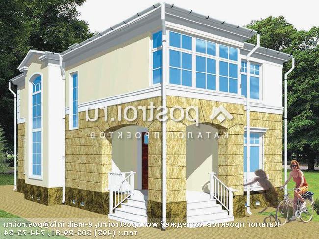 R-180-1K проект двухэтажного дома из кирпича размером 9 на 15 