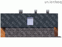 R-273-1P проект двухэтажного дома из пеноблоков с гаражом размером 17 на 16 - вид слева R-273-1P проект двухэтажного дома из пеноблоков с гаражом размером 17 на 16 - вид слева