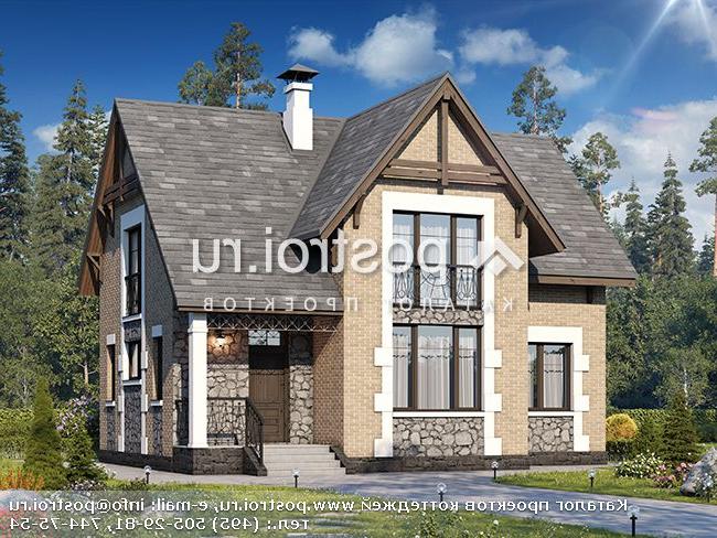 T-118-1P проект двухэтажного коттеджа из пенобетона размером 9 на 11 T-118-1P проект двухэтажного коттеджа из пенобетона размером 9 на 11