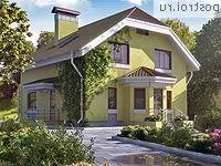 T-167-1K проект двухэтажного дома из кирпича размером 12 на 9 