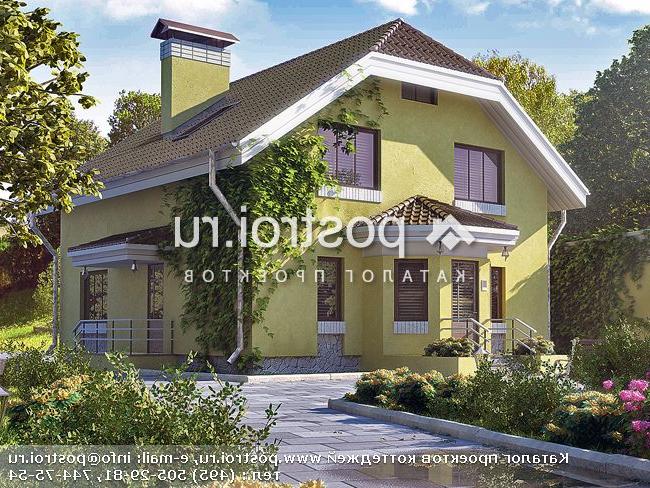 T-167-1K проект двухэтажного дома из кирпича размером 12 на 9 