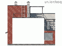 T-172-1P проект двухэтажного дома из пеноблоков размером 11 на 10 - вид справа T-172-1P проект двухэтажного дома из пеноблоков размером 11 на 10 - вид справа