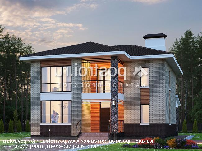 T-201-1K проект двухэтажного дома из кирпича размером 11 на 14 T-201-1K проект двухэтажного дома из кирпича размером 11 на 14