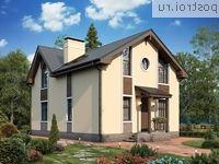 U-141-1K проект двухэтажного дома из кирпича размером 8 на 12