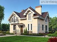 U-185-1K проект двухэтажного дома из кирпича размером 11 на 11 