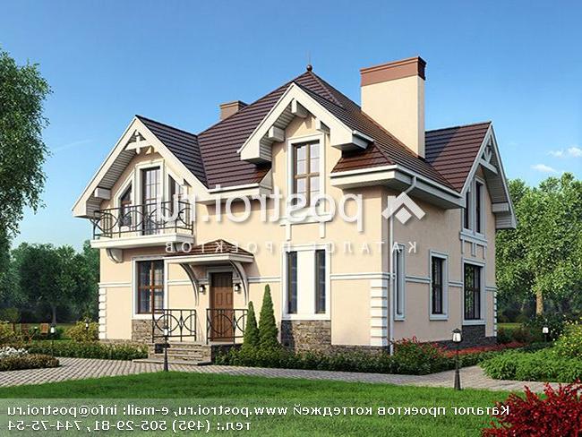 U-185-1K проект двухэтажного дома из кирпича размером 11 на 11 