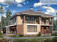 U-205-1K проект двухэтажного дома из кирпича размером 12 на 12 