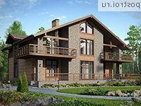 U-234-1K проект двухэтажного дома из кирпича размером 14 на 15