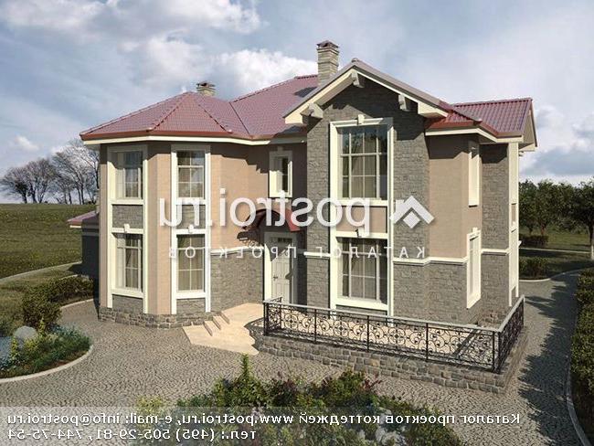 U-278-1P проект двухэтажного дома из пеноблоков размером 13 на 21 