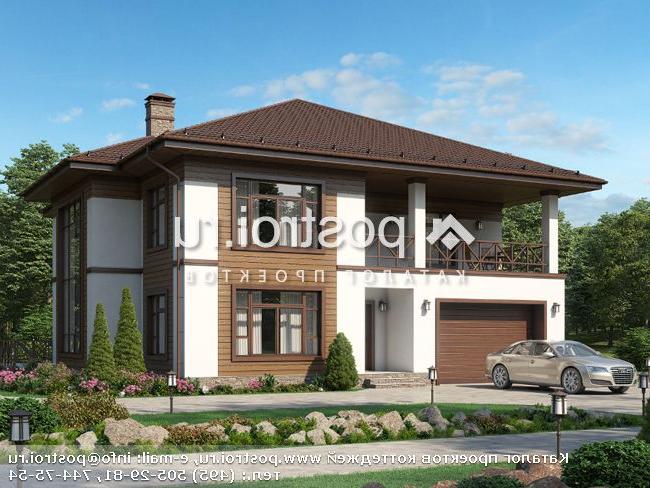 U-285-1P проект двухэтажного дома из пеноблоков с подвалом и гаражом размером 14 на 14 U-285-1P проект двухэтажного дома из пеноблоков с подвалом и гаражом размером 14 на 14