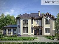 U-287-1K проект двухэтажного дома из кирпича размером 13 на 20 