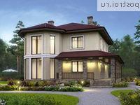 V-166-1K проект двухэтажного дома из кирпича размером 11 на 10