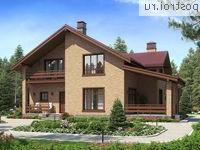 V-173-1P проект двухэтажного дома из пеноблоков с подвалом и мансардой размером 9 на 12