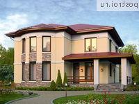 V-220-1K проект двухэтажного коттеджа из кирпича размером 12 на 12 