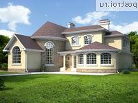 W-279-1K проект двухэтажного дома из кирпича размером 18 на 17 