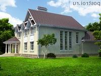 W-279-1K проект двухэтажного дома из кирпича размером 18 на 17 