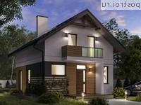 Y-111-1P проект двухэтажного коттеджа из пенобетона размером 7 на 10