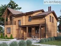 Y-130-1P проект двухэтажного дома из газобетона размером 10 на 10