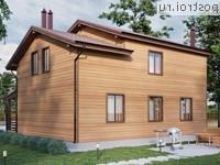 Y-130-1P проект двухэтажного дома из газобетона размером 10 на 10