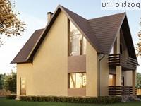 Y-150-2P проект двухэтажного коттеджа из пеноблоков размером 13 на 11