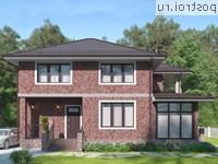 Y-153-1P проект двухэтажного коттеджа из пеноблоков размером 13 на 10