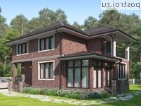 Y-153-1P проект двухэтажного коттеджа из пеноблоков размером 13 на 10