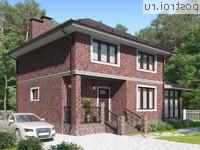 Y-153-1P проект двухэтажного коттеджа из пеноблоков размером 13 на 10