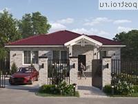 Y-175-1P проект одноэтажного дома из пеноблоков размером 15 на 24