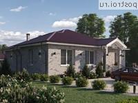 Y-175-1P проект одноэтажного дома из пеноблоков размером 15 на 24