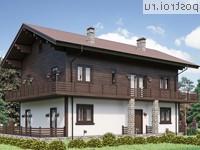 Y-177-1P проект двухэтажного дома из пеноблоков размером 17 на 9