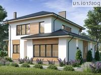 Y-204-1P проект двухэтажного дома из пенобетона размером 11 на 17
