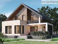 Y-224-1P проект двухэтажного коттеджа из газобетона размером 15 на 15