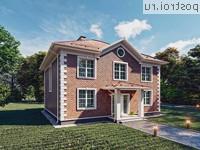 Y-229-1P проект двухэтажного коттеджа из газобетона размером 13 на 12