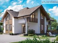 Y-263-1P проект двухэтажного дома из пеноблоков размером 16 на 14