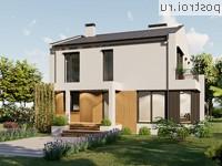 Y-271-1P проект двухэтажного дома из пеноблоков размером 18 на 15