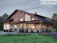 Y-571-1K проект двухэтажного дома из кирпича с подвалом размером 26 на 19